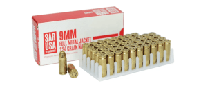 SAR USA NATO 9mm 124 Grain FMJ 1000 Rounds – $289